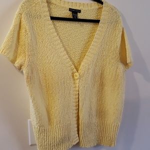 Short sleeve cardigan